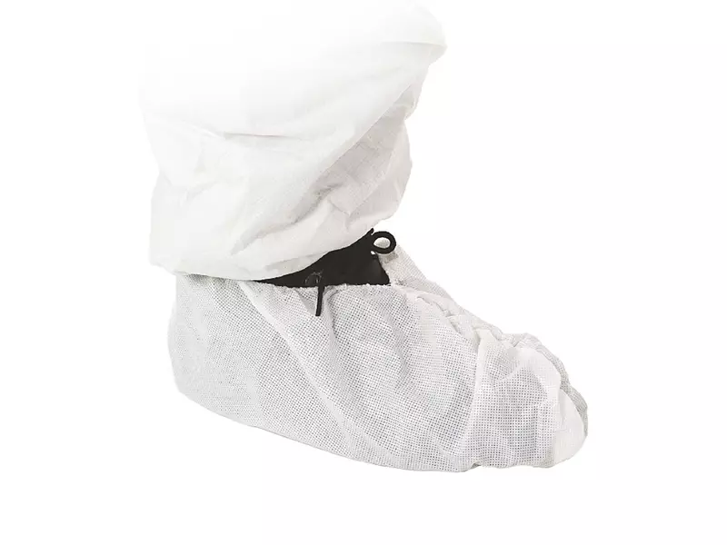 Ansell AlphaTec Sure Step disposable shoe covers model 403 antistatic white