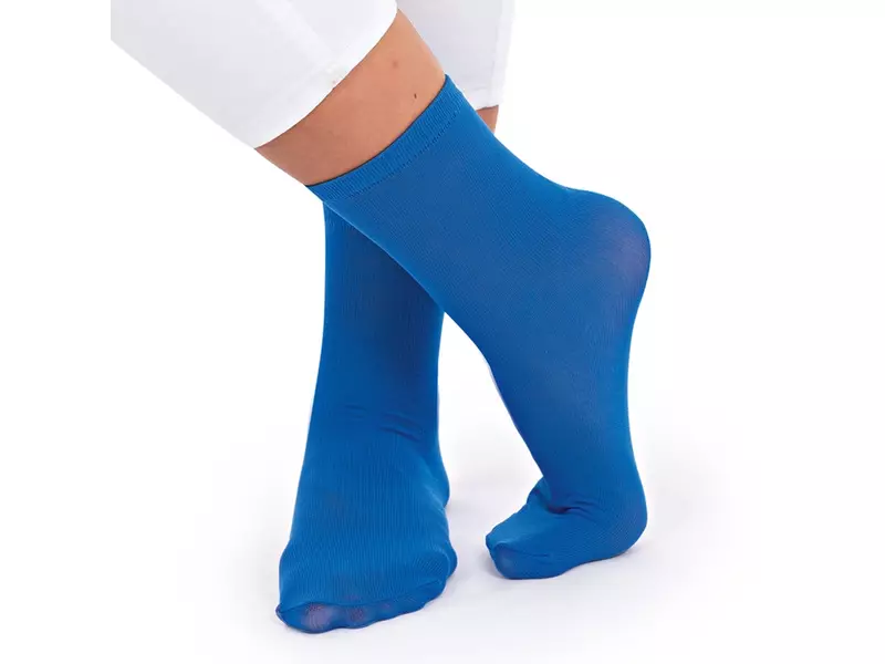 Disposable high sock polyamide blue size 39->