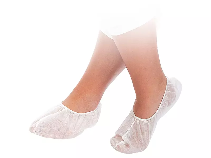 Disposable bowling sock non-woven polypropylene white size 39->