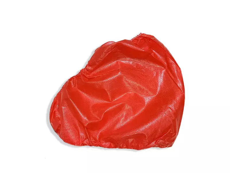 Hycare disposable shoe cover PP/CPE high 35 cm antistatic ESD red