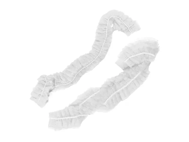 Disposable baardmasker wokkel non-woven polypropyleen wit
