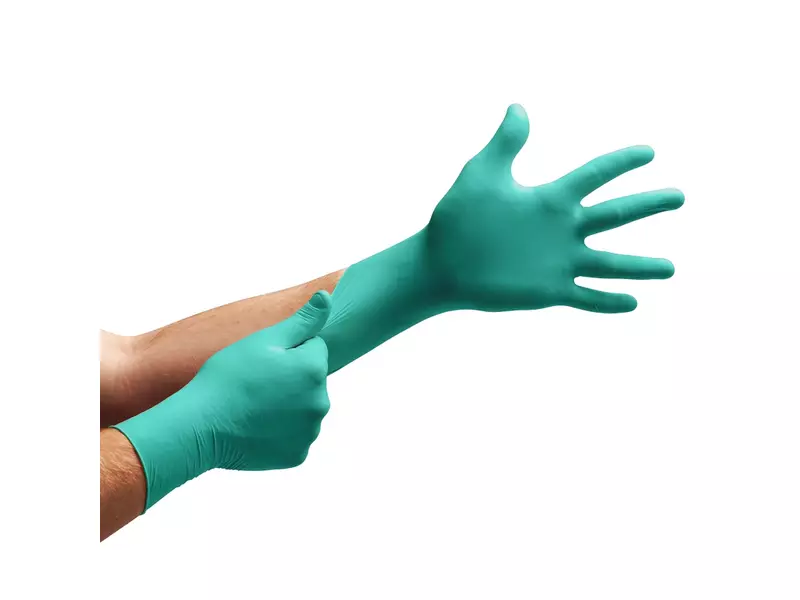 Ansell TouchNTuff 92-500 disposable chemical-resistant glove size 6.5-7