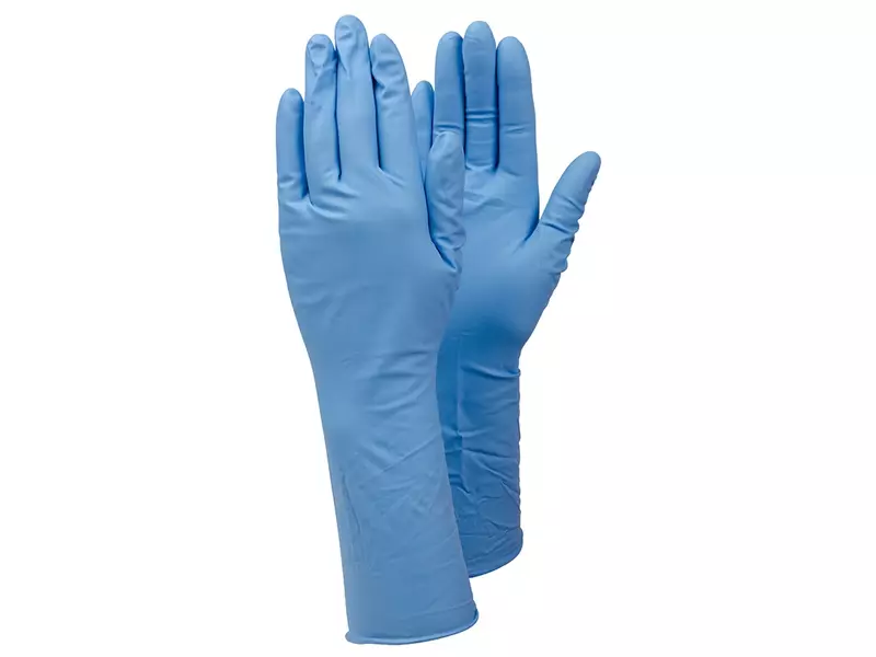 Gant jetable en nitrile Tegera 846, sans poudre, résistant aux produits chimiques, taille 12