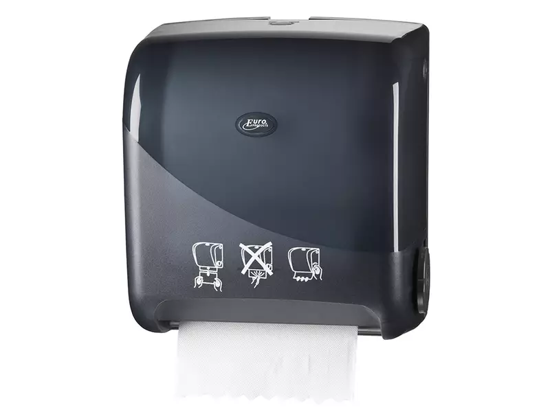 Distributeur d'essuie-mains Euro Products Matic Pearl Black Autocut