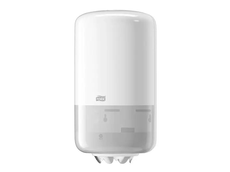 Distributeur de papier de nettoyage Tork 558000 Mini Centerfeed Elevation M1 blanc