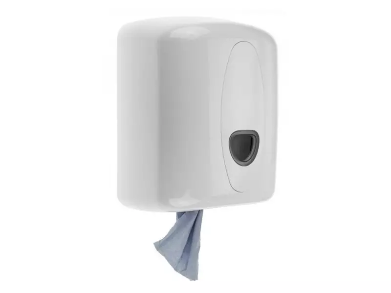 Distributeur de rouleau de nettoyage PlastiQline PQ20MidiC blanc moyen