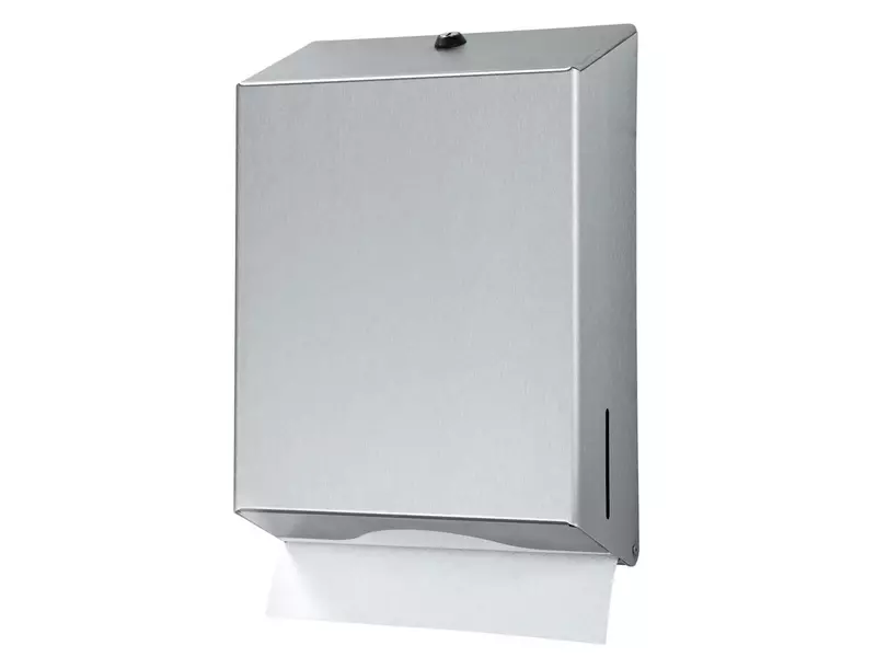 Distributeur de serviettes pliable Euro Products Maxi en acier inoxydable