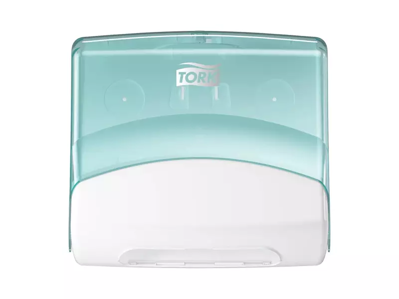 Tork Performance folded cleaning cloth dispenser W4 turquoise/white