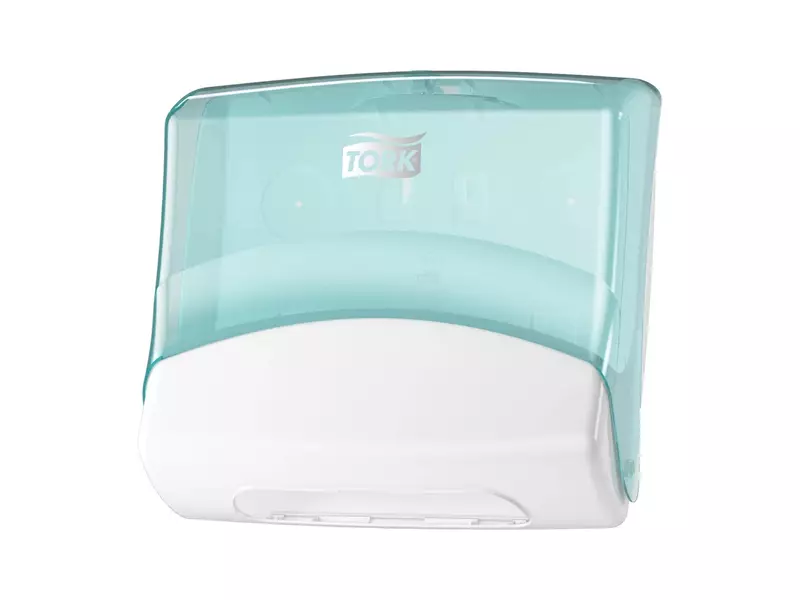 Tork Performance folded cleaning cloth dispenser W4 turquoise/white