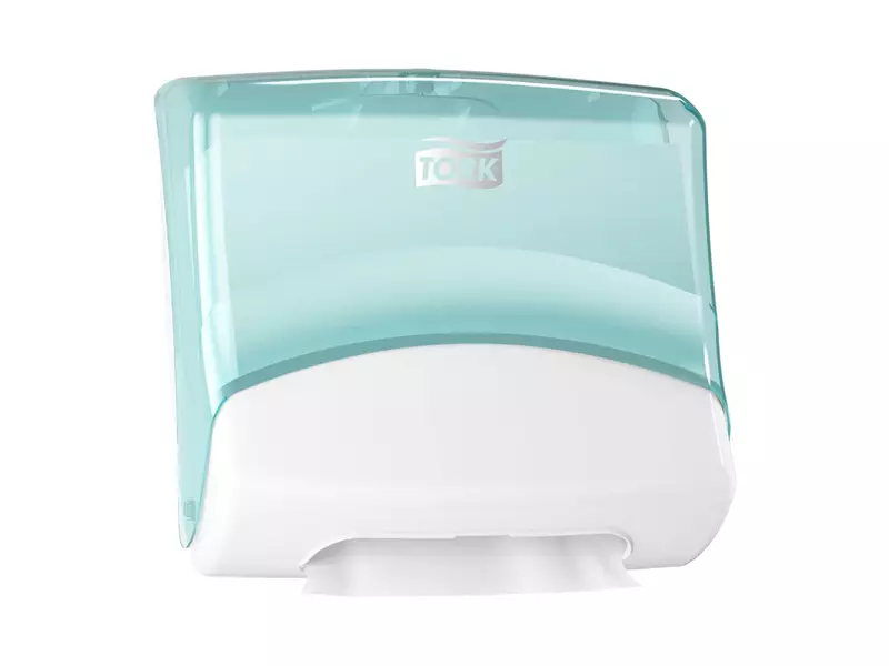 Tork Performance folded cleaning cloth dispenser W4 turquoise/white