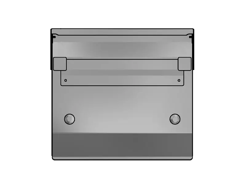 Dispenser RVS voor poetsdoekrol Blue Tex