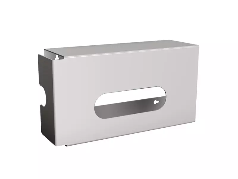 Handschoendispenser RVS horizontaal voor 1 dispenserdoos