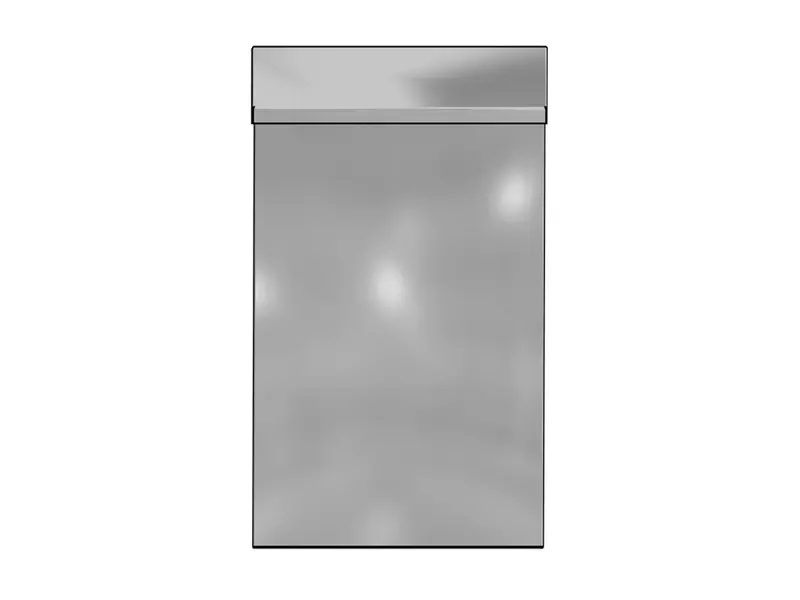 Support jerrycan inox avec trou pour jerrycan 20 litres