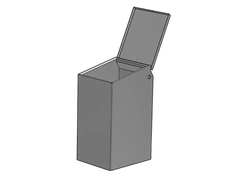 Support jerrycan inox avec trou pour jerrycan 20 litres