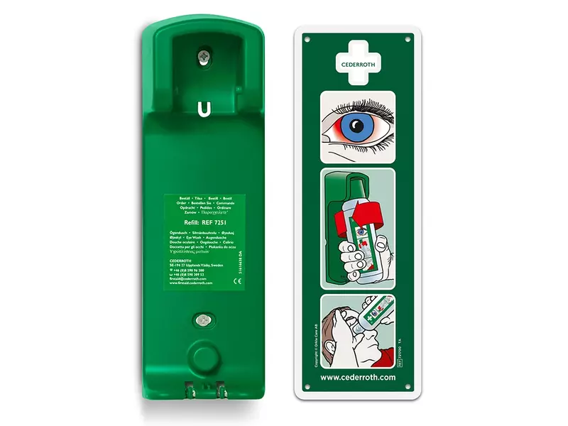 Cederroth 7200 wandhouder oogdouche voor spoelfles 500 ml