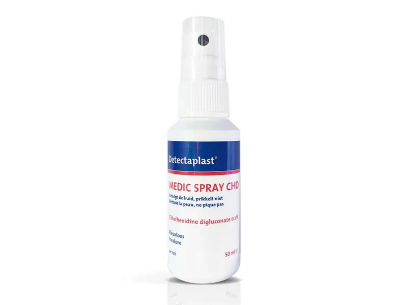 Wound disinfectant chlorhexidine Detectaplast Medic Spray CHD
