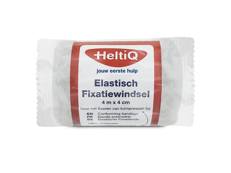 HeltiQ elastic fixation bandage 400x4 cm