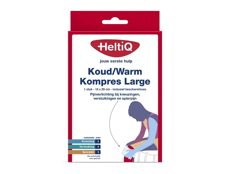 HeltiQ koud/warm kompres large 12x29 cm