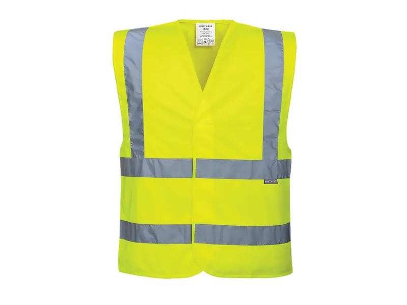 Portwest C470 Two Band and Brace Vest veiligheidshesje Hi-Vis fluo geel