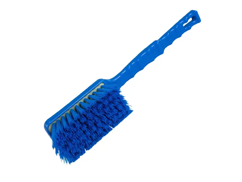 Pinceau à main FBK 90232-2, résine moyenne, 410 x 55 mm, bleu