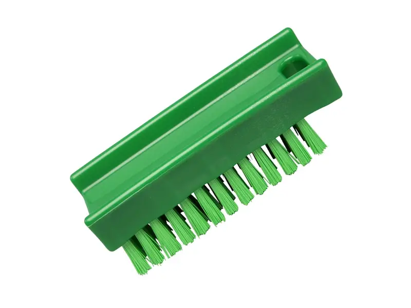 Brosse à ongles dure FBK 15061-5 110 x 45 mm verte
