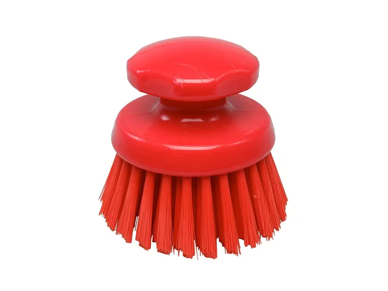 Hard round work brush FBK 54154-3 ø125 mm red