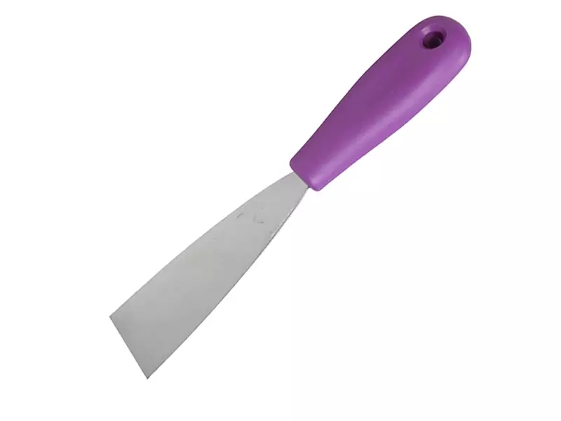 Lame de grattoir à main en acier inoxydable FBK 88040-8 40 mm violette