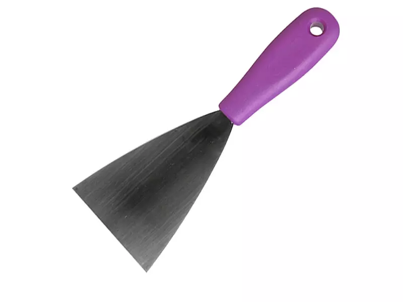 Handschraper RVS blad FBK 88080-8 80 mm paars