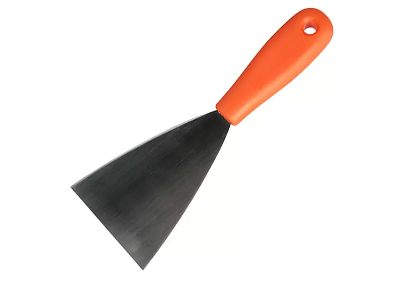 Stainless steel hand scraper blade FBK 88080-7 80 mm orange