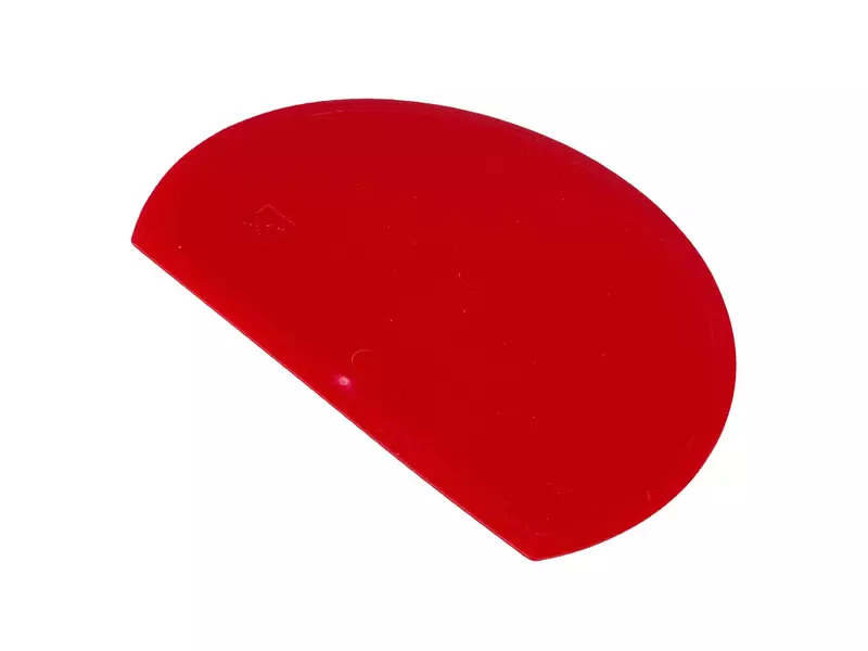 Dough scraper FBK 81916-3 160x125 mm red