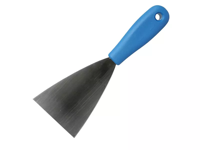 Stainless Steel Hand Scraper FBK 88082-2 80 mm Blue