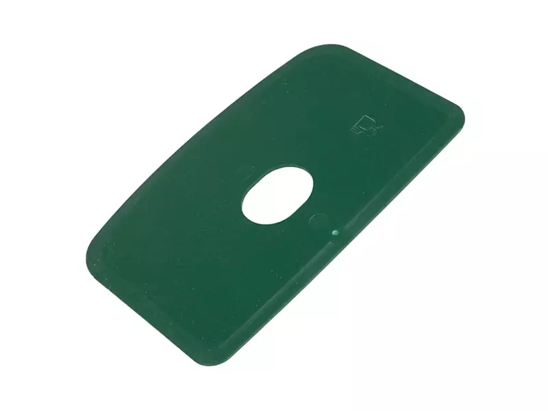 Grattoir manuel FBK 71910-5, trou détectable, 146 x 98 mm, vert