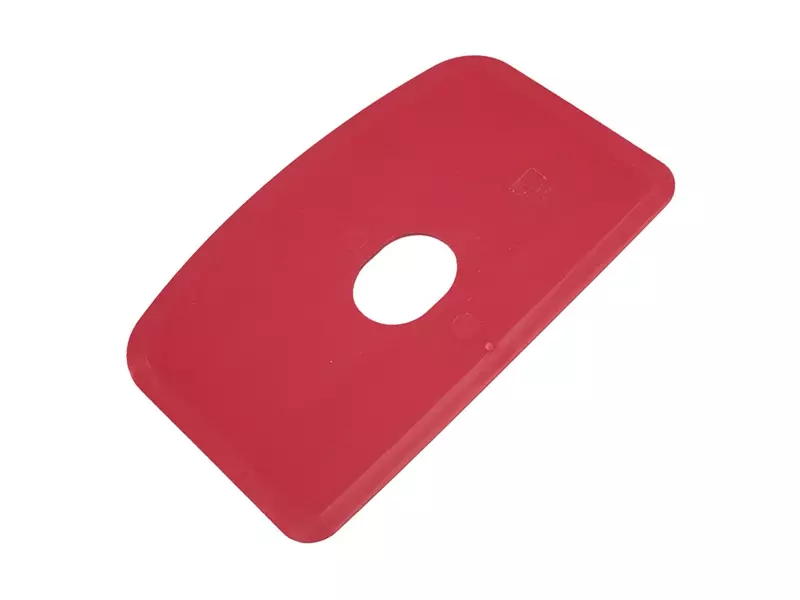 FBK 71910-3 handschraper gat detecteerbaar 146x98 mm rood