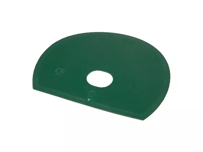 FBK 71915-5 dough scraper hole detectable 160x125 mm green