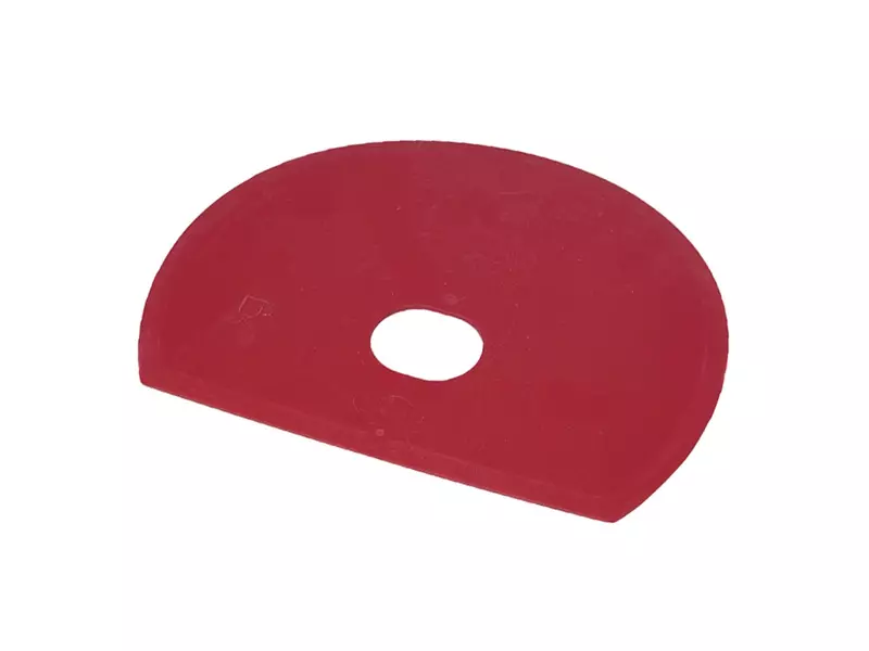 FBK 71915-3 dough scraper detectable hole 160x125 mm red