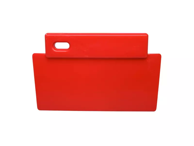 Spatula/scraper PP blade FBK 81900-3 200x125 mm red