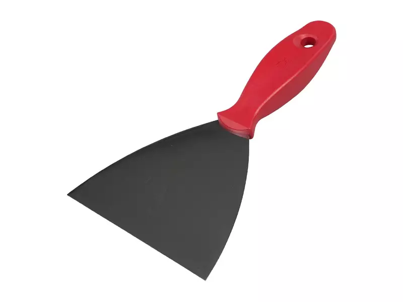 Grattoir manuel FBK 78102-3, lame détectable en acier inoxydable, 120 mm, rouge