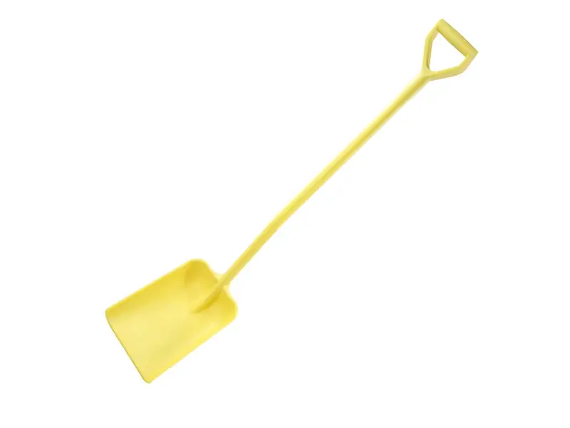 FBK 15103-4 schop D-grip ergonomisch 1330 mm geel