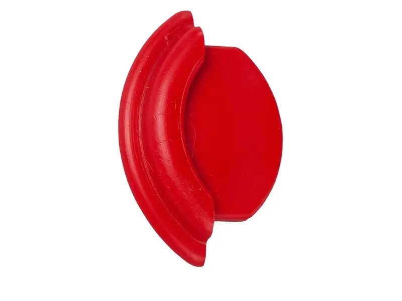 Einddop ophangrail FBK 80005-3 rood
