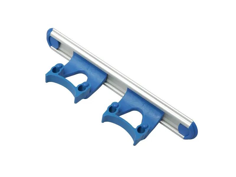 Ophangrail 2x klem FBK 15158-2 300 mm blauw