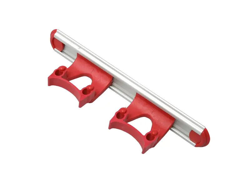 Suspension rail 2x clamp FBK 15158-3 300 mm red