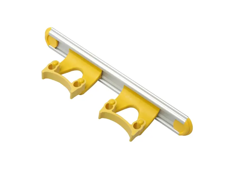 Rail de suspension, 2 fixations FBK 15158-4, 300 mm, jaune