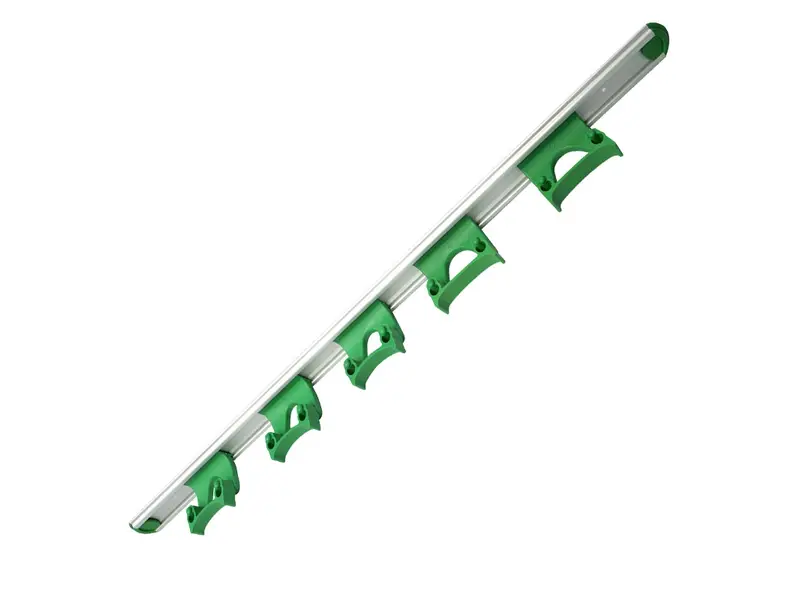 Suspension rail 5x clamp FBK 15157-5 900 mm green