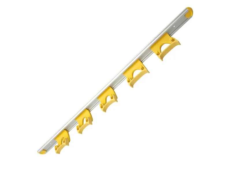 Suspension rail 5x clamp FBK 15157-4 900 mm yellow