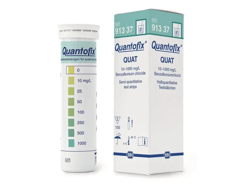 Bandelettes de test Quantofix Quat 0-1000 mg/l