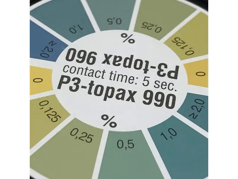 Ecolab indicatorpapier voor P3-Topax 960 en P3-Topax 990 residuen