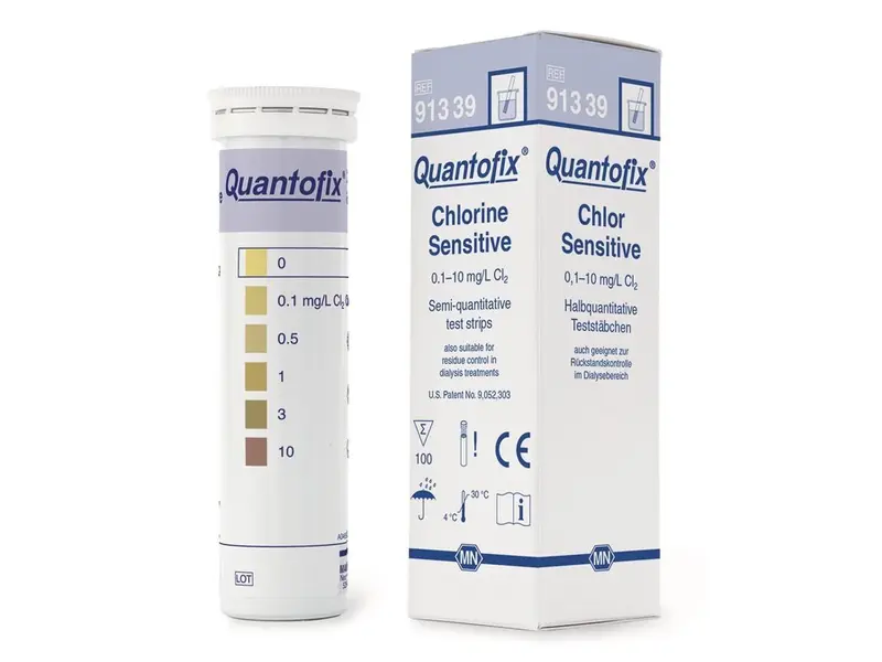 Quantofix Chloor Sensitive teststrookjes 0-10 mg/l