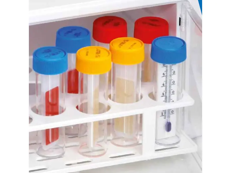 Cultura-M mini incubator including thermometer and multi-rack