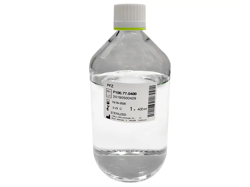 Solution saline physiologique de peptone (PFZ)