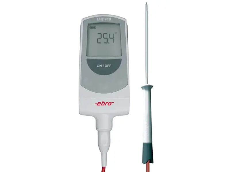 Ebro TFX 410 voedselthermometer met Pt 1000-insteekvoeler